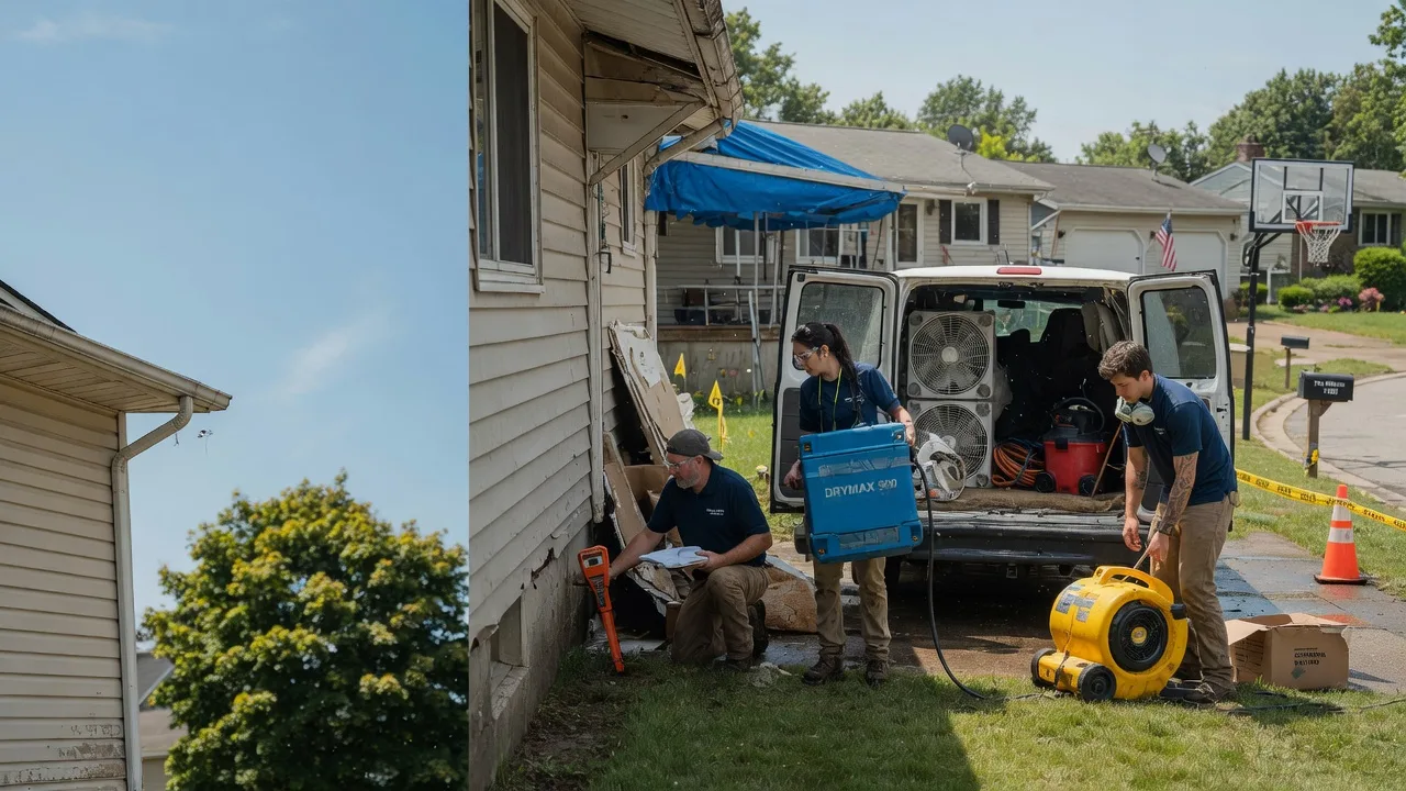 Ceiling Leak Cleanup in Iron River, MI near me